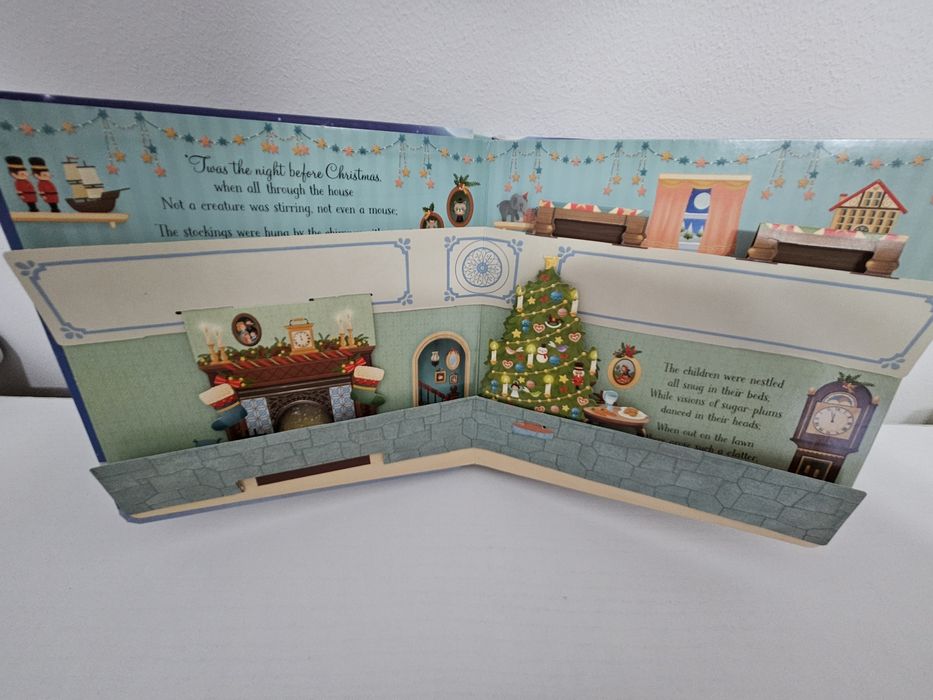 Cărți copii engleză Usborne – cu lumini & pop-up 3D (stare foarte bună