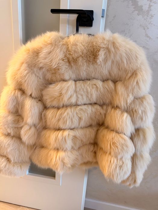 Палто естествен косъм лисица