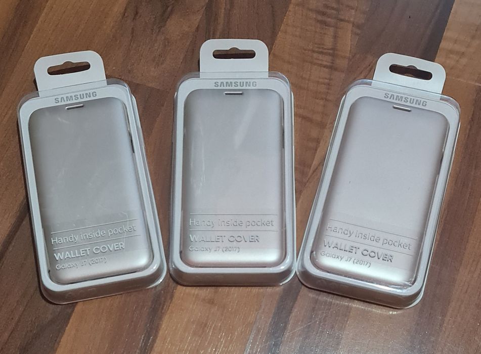 Husa flip smart activa originala Samsung Wallet Cover J7 2017 J730