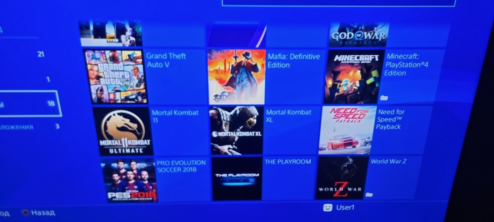 PlayStation 4 Pro 1TB 4K (9.00 Версия) ичида 20та уйини бор + ДОСТАВКА