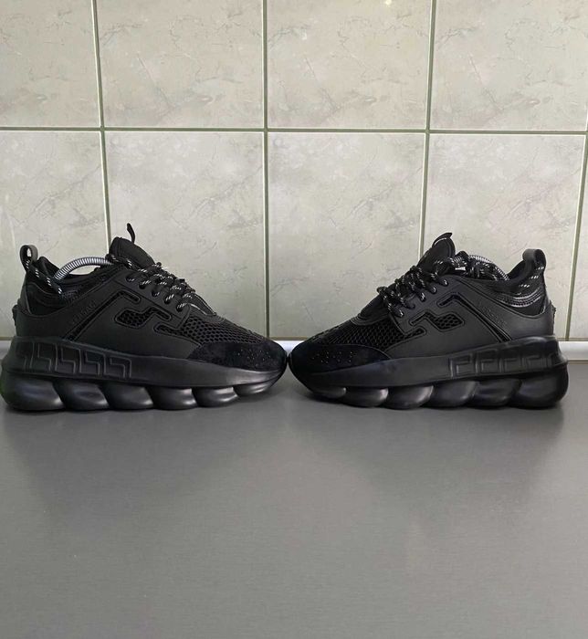 Adidasi Versace Full Black (Livrare cu verificare)