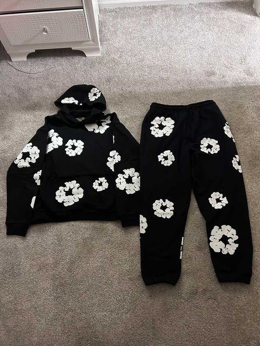 Denim Tears The Cotton Wreath Set Black