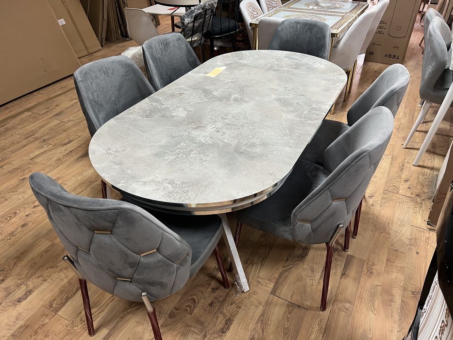 Трапезна маса Мраморна лукс