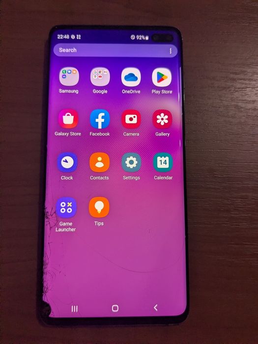 Samsung Galaxy S10+  display spart