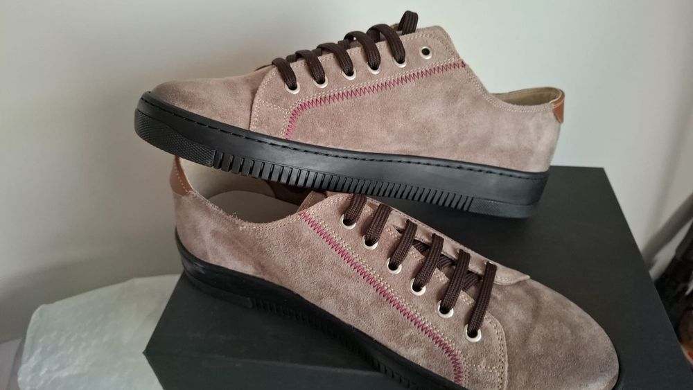 Hogan - papuci barbati piele intoarsa