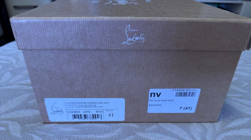 Christian Louboutin Junior Spike Кецове 41 ORIGINAL
