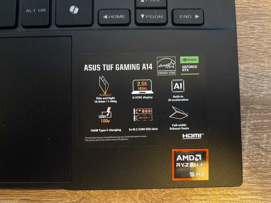 Vand Asus TUF Ryzen A14 AI 9 HX370,16GB,1TB,RTX4050 8GB