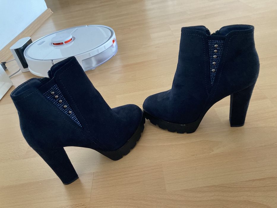 Ghete toc inalt, platforma, noi, marime 38