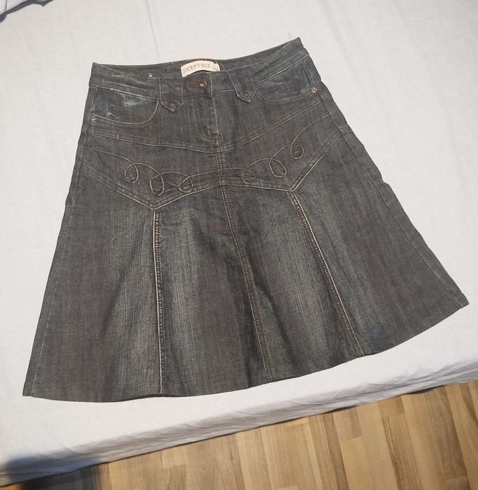 дънкова пола -Л размер