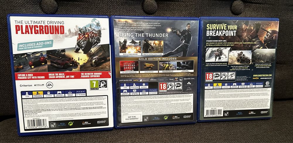 PS4 3 игри топ цена!