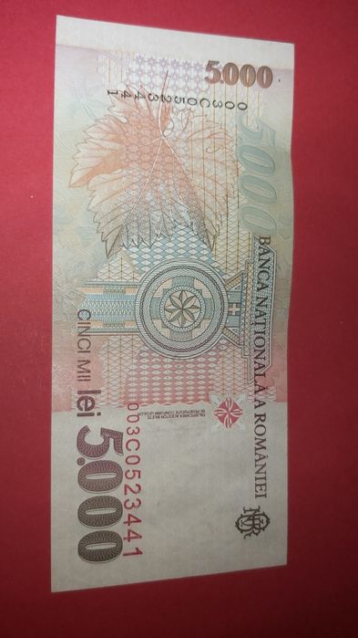 Bacnota 5.000lei an 1998