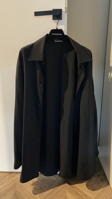 Jacheta Balenciaga oversized virgin wool