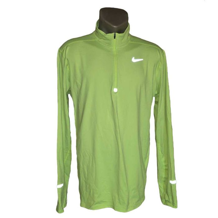 Nike Dri-FIT Running Мъжки Суичър Джърси 1/4 Цип Спорт Раз XL