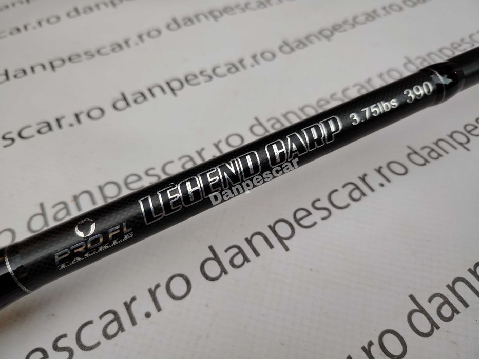 SET 4 Lansete PROFL LEGEND Carp 3,90metri 3,75Lbs din 2 Bucati SLIM