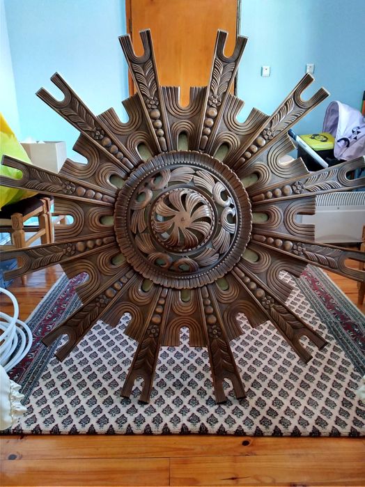 Дървена розета за таван!!!