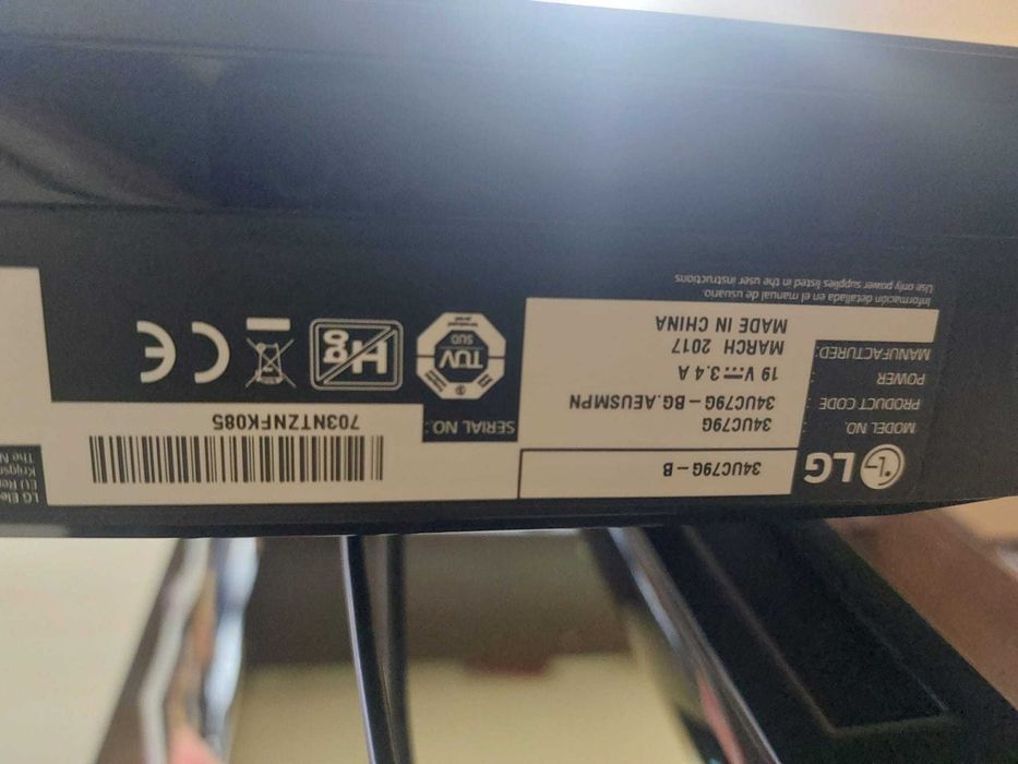 Monitor LED IPS LG 34", Curbat, HDMI, 34UC79G-B