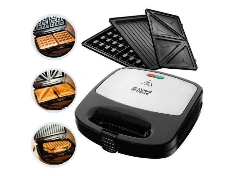 Тостер за Сандвичи Гофретник Грил 3 в 1 Russell Hobbs 24540-56 Fiesta