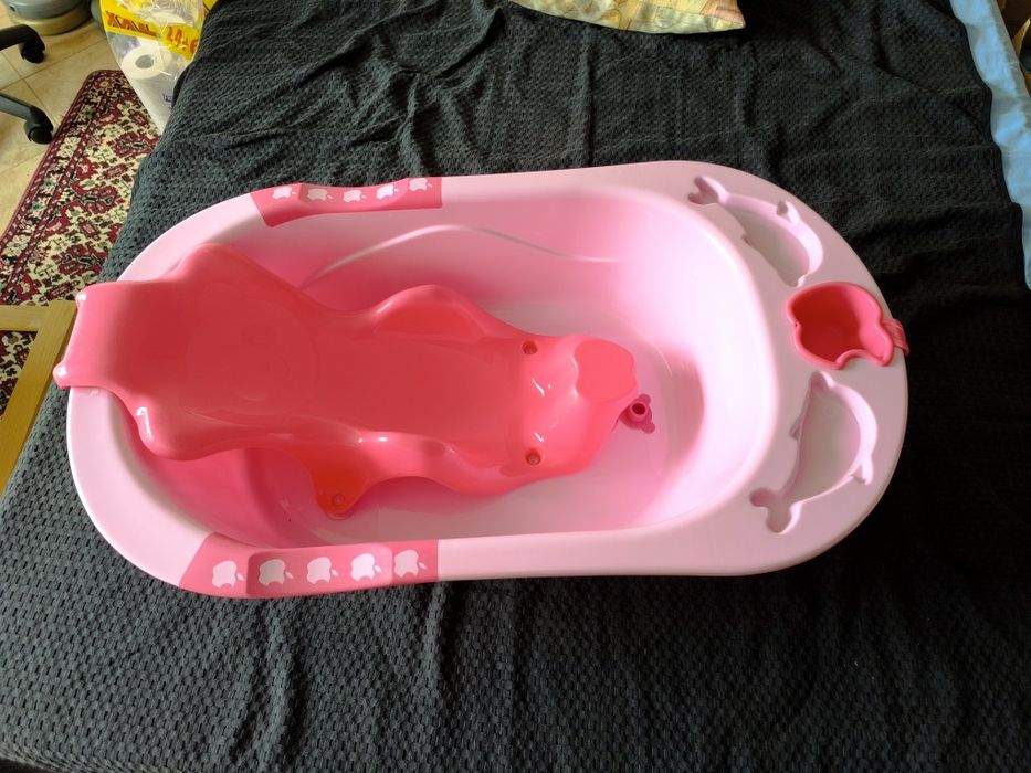 Бебешка вана за къпане с подложка  /като нова/