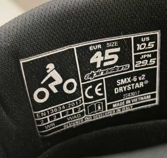 Мото ботуши ALPINESTARS SMX-6 V2 drystar ZB01014