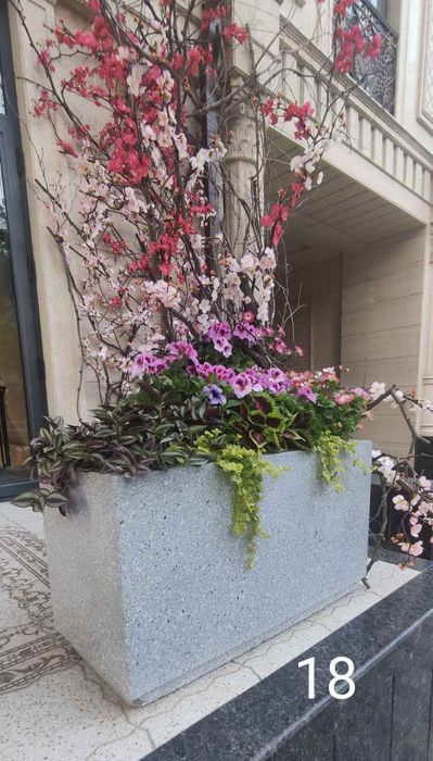 Гул тувак, вазон, кашпо, горшки, клумбы из бетона