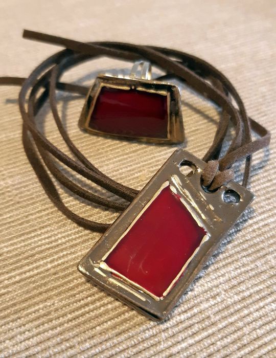 Пръстен и колие, ръчна изработка