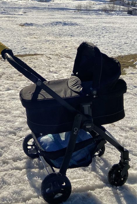 Vand carucior Graco Evo II 2 in 1 black grey