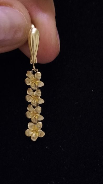 Серьги из жёлтого золота