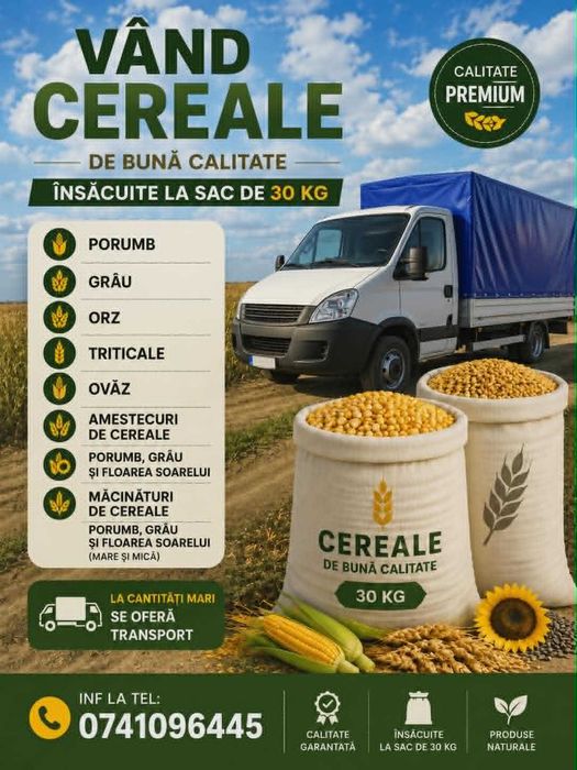 vinzare de cereale