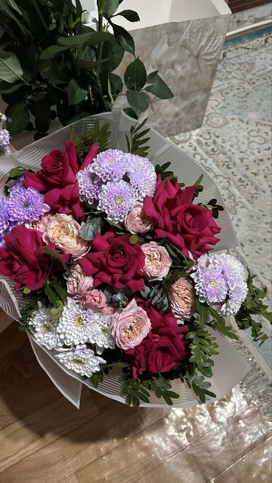 свежие букеты от 2000 тысч