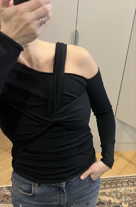 Top mulat negru Zara