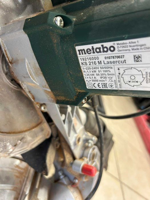 Настолна отрезна машина KS 216 M Lasercut - Metabo