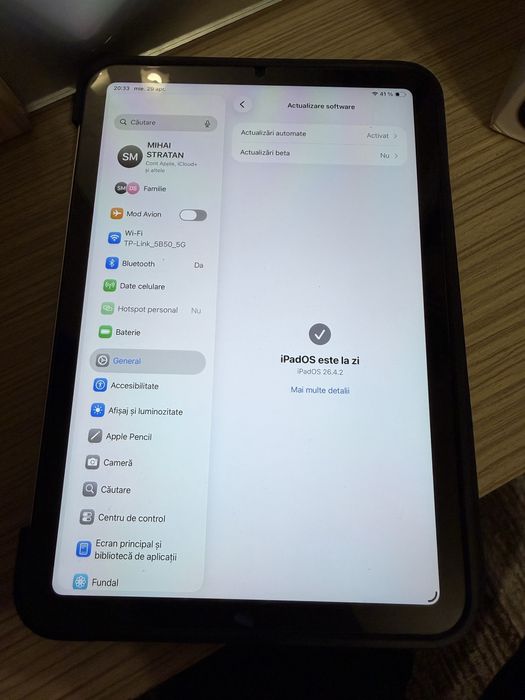 Ipad mini 6. 64gb in stare foarte buna. Cutie inclusa.