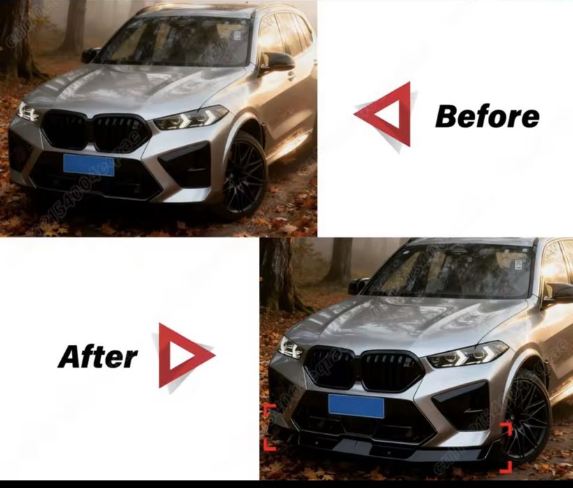 Lip Prelungire Buza Bara fata   BMW X5M F95// X6M F96 Competition 2024