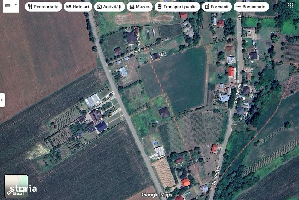 Teren 2000 mp intravilan Bogdanesti,sosea,desch 50 ml,plat