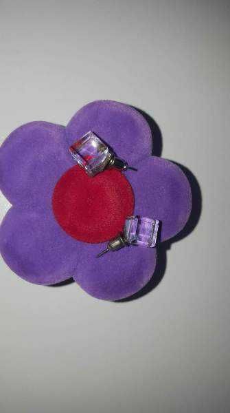 Серьги с горным хрусталем