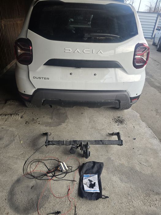Carlig Cui Remorca Dacia Duster 2018 2024 detasabil Complet 4x4 4x2