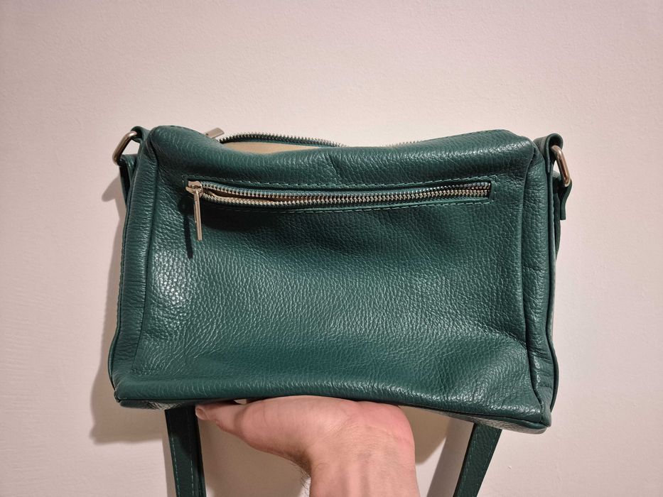 Poseta din piele italieneasca - (verde menta) [Noua / Nefolosita]