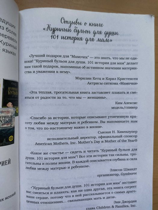 Книга Куриный бульон 101 история для Мам