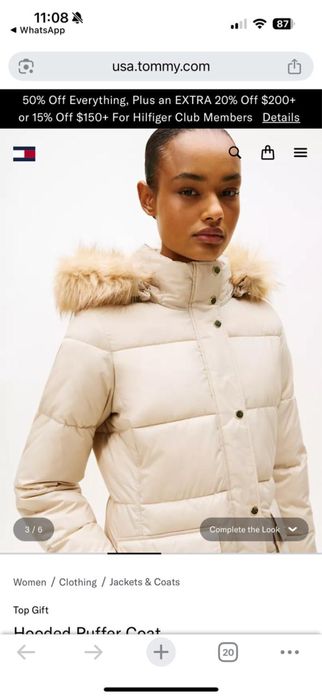 Зимняя куртка Tommy Hilfiger. Оригинал