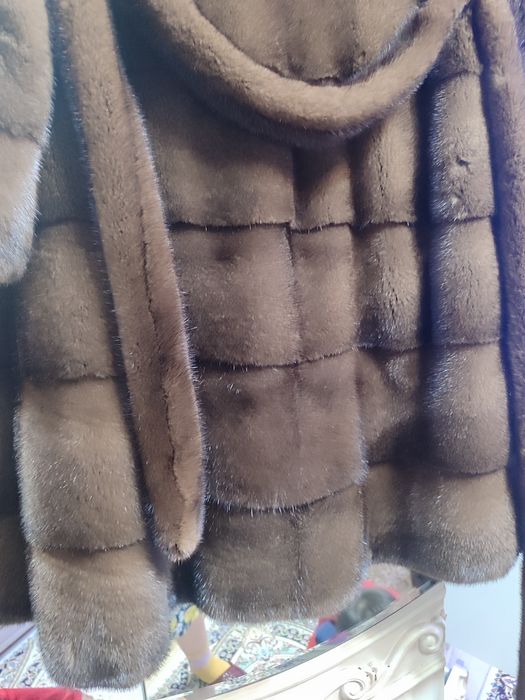Классная норковая шуба