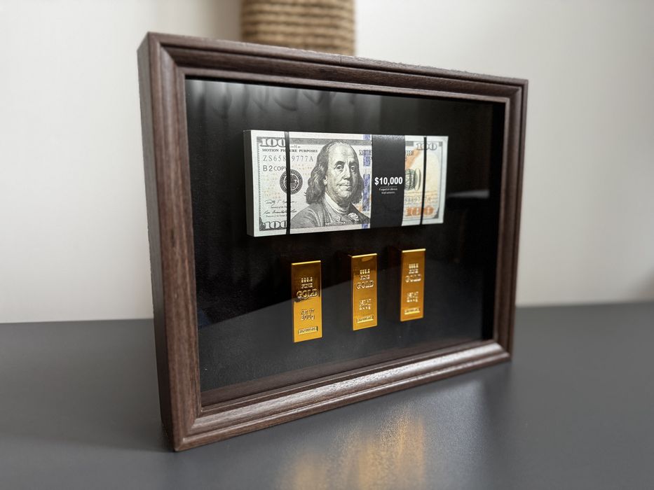 Tablou 3D Luxury – Cash & Gold