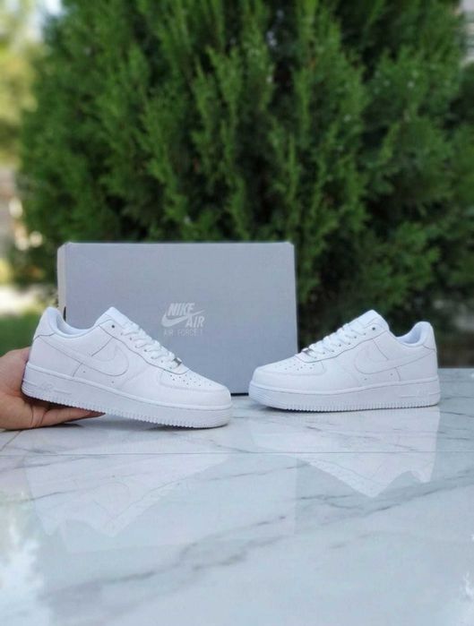 Adidasi Nike Air Force 1 Triple White Low