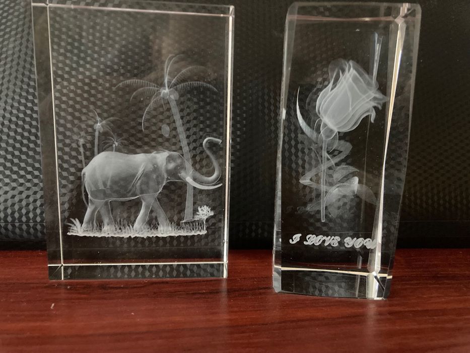 Сувенир 3D кристал с фигурка