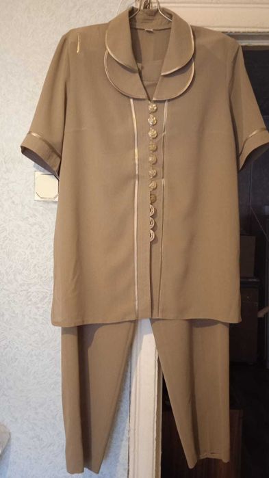 чёрное Платье-костюм