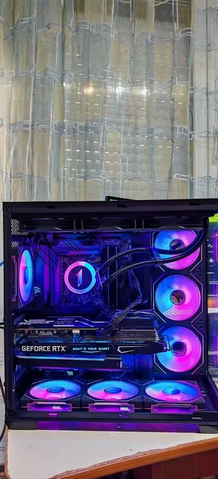 Супер Геймърски Компютър Intel I5 13600KF 14/20 Core/32Gb D5/1TB SSD/GB RTX 3070TI/Гаранция