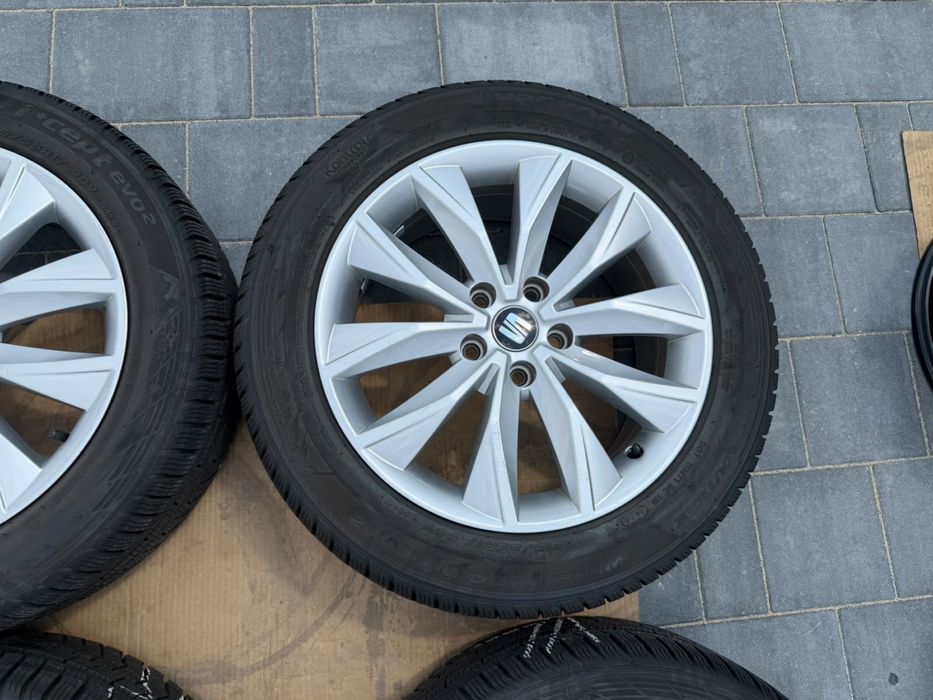 Jante 17 Seat Ateca Skoda Karoq VW T-roc 215/55R17 iarna DOT2024