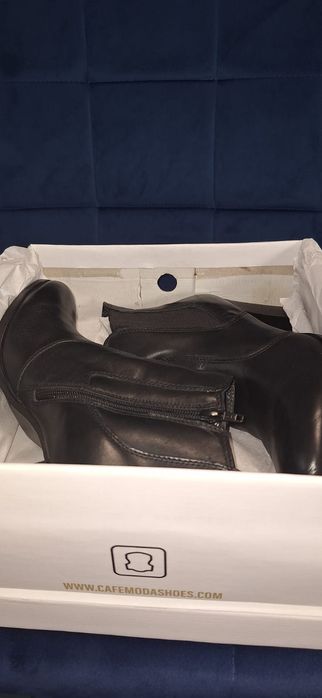 Botine elegante din piele , NOI !