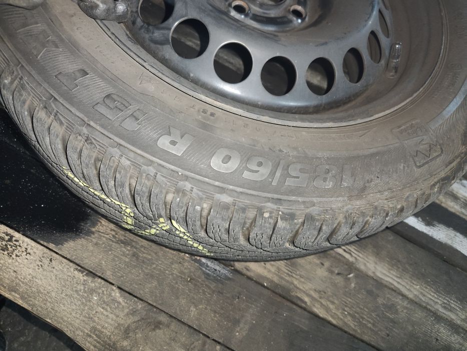 Jante cu anvelope iarna 185/60/R15 4x100 6jx15 et39 opel adam, corsa
