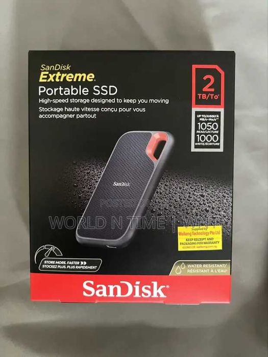 SSD extern Sandisk Extreme Portable V2,2TB,NVMe,USB 3.2 Gen 2, sigilat