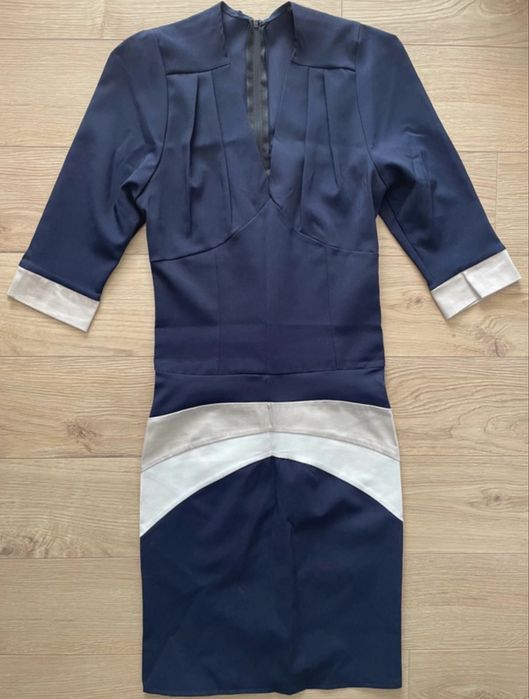 Rochie office mulata Raluca martinescu, XxS/ XS, bleumarin